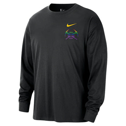 Denver Nuggets 2025/26 City Edition Remix Essential Logo Long Sleeve T-Shirt sale - Black | Nike online