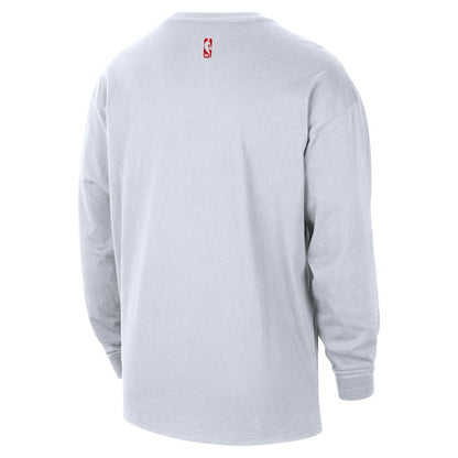 Houston Rockets 2025/26 City Edition Remix Essential Logo Long Sleeve T-Shirt sale - White | Nike online