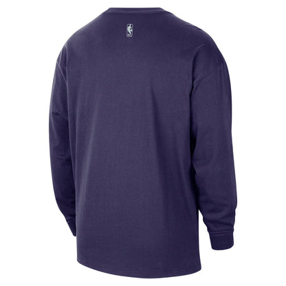 Sacramento Kings 2025/26 City Edition Remix Essential Logo Long Sleeve T-Shirt - Purple | Nike discount