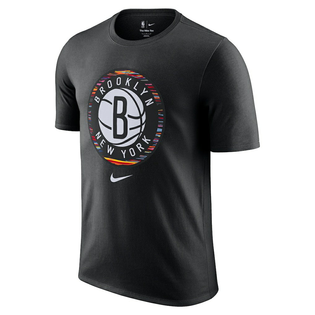 Brooklyn Nets 2025/26 City Edition Remix Essential Logo T-Shirt - Black | Nike online