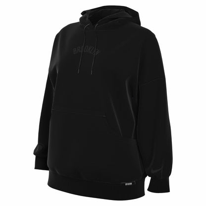 Brooklyn Nets Women's 2025/26 City Edition Remix Premium Fleece Hoodie - Black | Nike outlet