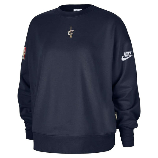 Cleveland Cavaliers Women's Classic Edition Hardwood Classics Premium Phoenix Fleece Sweatshirt sale - Navy | Nike for sale