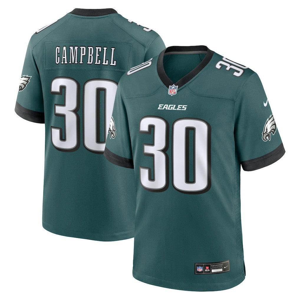 Jihaad Campbell Philadelphia Eagles 2025 NFL Draft First Round Pick Game Jersey - Green | Nike online