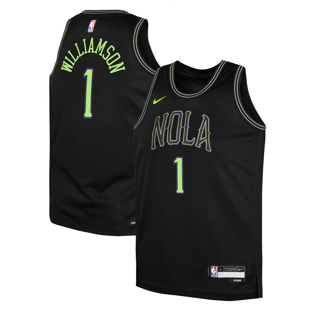 Zion Williamson New Orleans Pelicans Youth 2025/26 City Edition Swingman Jersey - Black | Nike sale