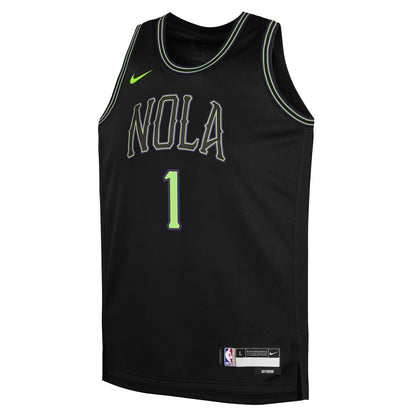 Zion Williamson New Orleans Pelicans Youth 2025/26 City Edition Swingman Jersey - Black | Nike sale