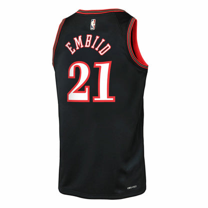 Joel Embiid Philadelphia 76ers Youth Swingman Jersey - Classic Edition - Black | Nike outlet