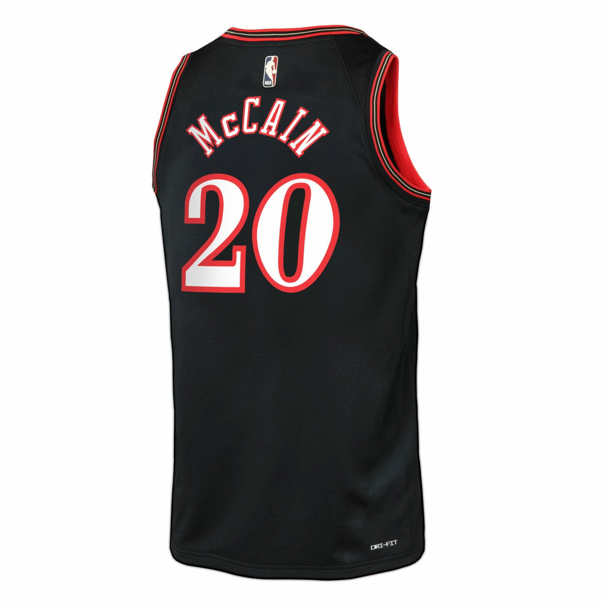 Jared McCain Philadelphia 76ers Youth Swingman Jersey - Classic Edition - Black | Nike cheap