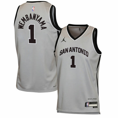 Victor Wembanyama San Antonio Spurs Jordan Brand Youth Swingman Jersey - Statement Edition - Silver shop