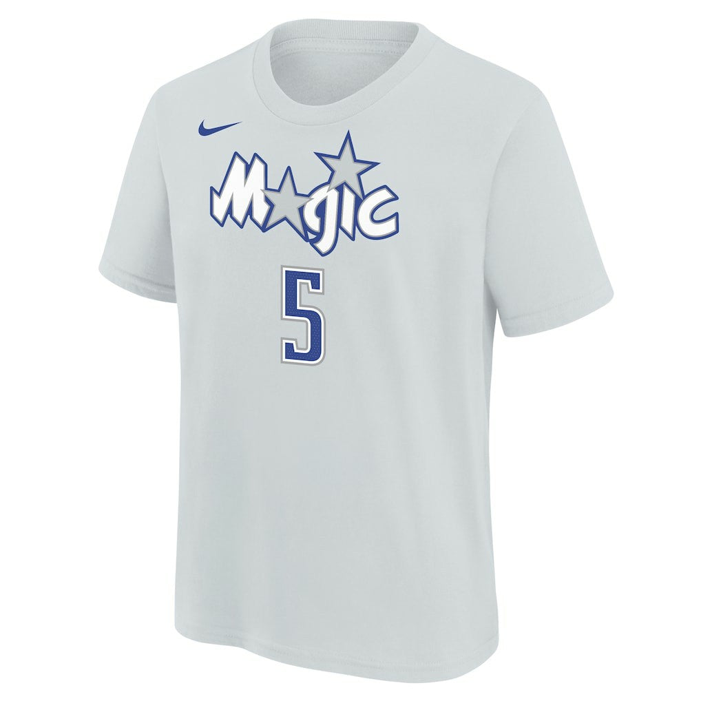 Paolo Banchero Orlando Magic Youth 2025/26 City Edition Name & Number T-Shirt - Silver | Nike cheap