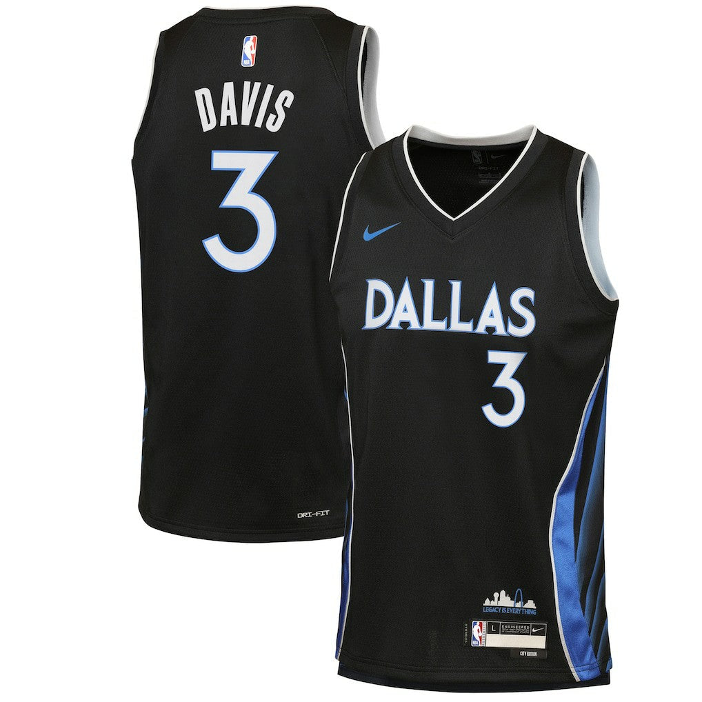 Anthony Davis Dallas Mavericks Youth 2025/26 City Edition Swingman Jersey sale - Black | Nike on sale