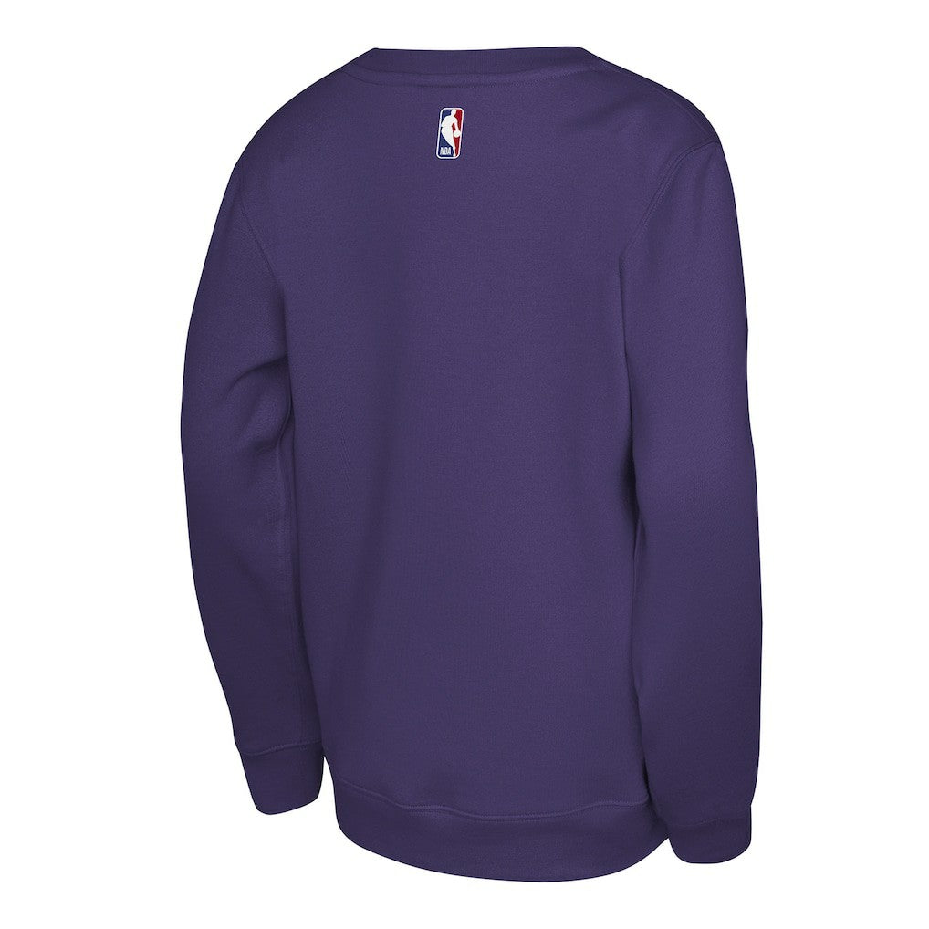 Charlotte Hornets Jordan Brand Youth Courtside Statement Edition Sweatshirt - Purple on sale