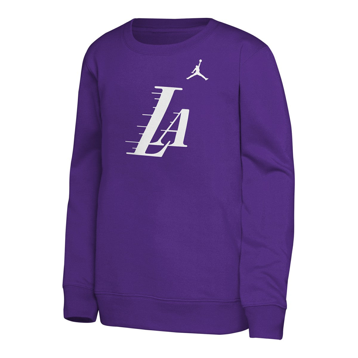 Los Angeles Lakers Jordan Brand Youth Courtside Statement Edition Sweatshirt - Purple outlet