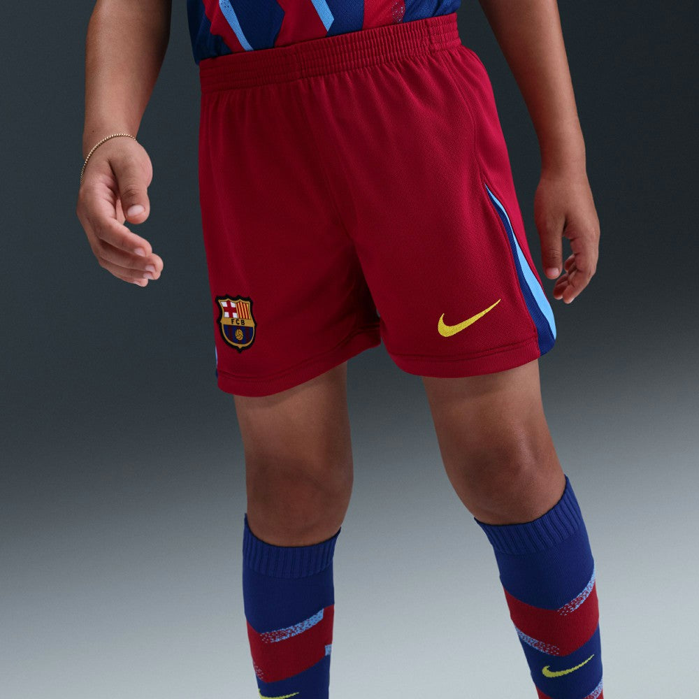 Barcelona Preschool 2025/26 Fourth Stadium Kit Set - Blue/Red | Nike for sale