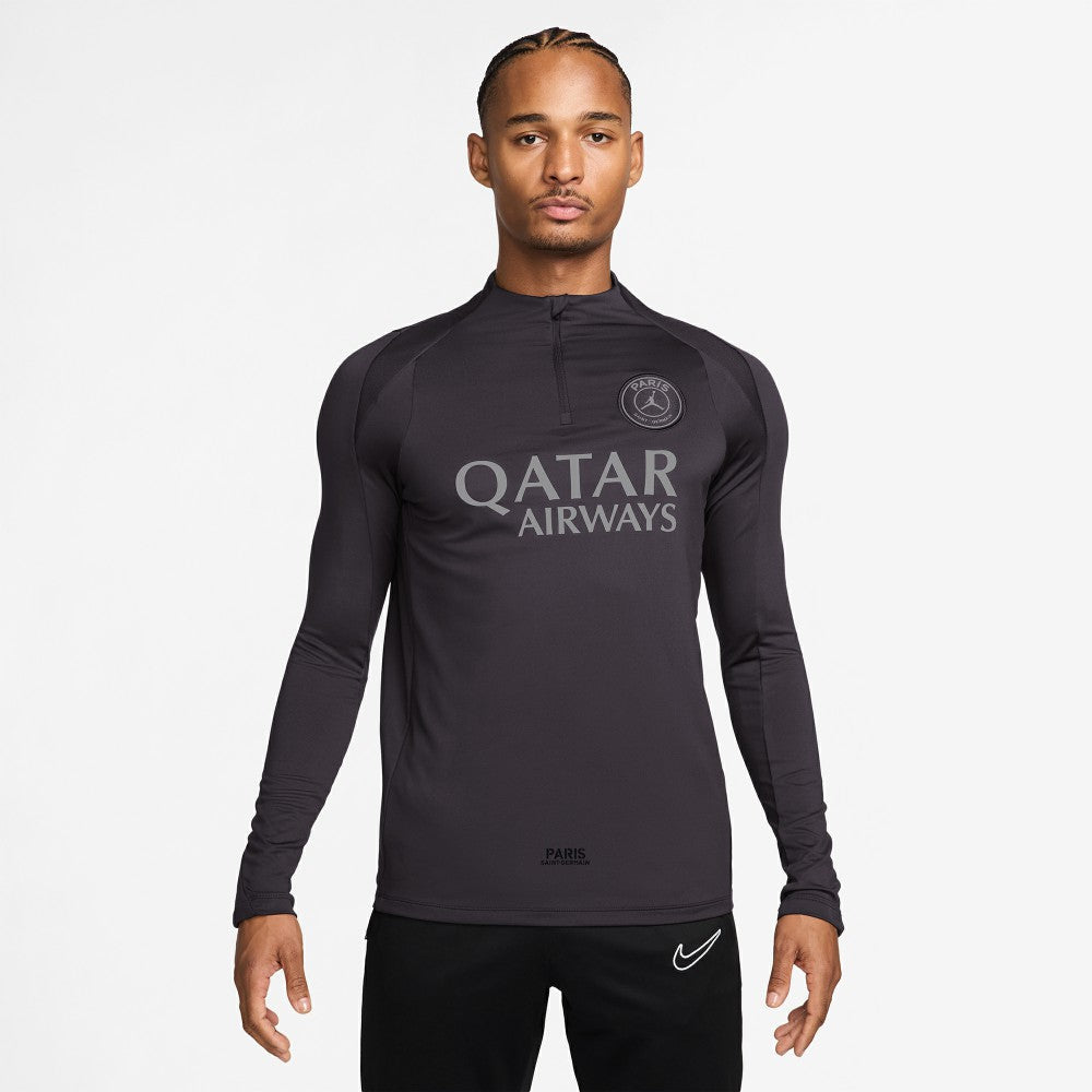 Paris Saint-Germain Strike Drill Quarter-Zip Long Sleeve Dri-FIT Top - Anthracite | Nike sale
