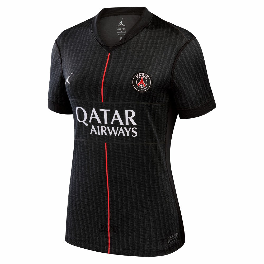 Paris Saint-Germain Jordan Brand Women's 2025/26 Fourth Replica Jersey - Black | Jordan outlet
