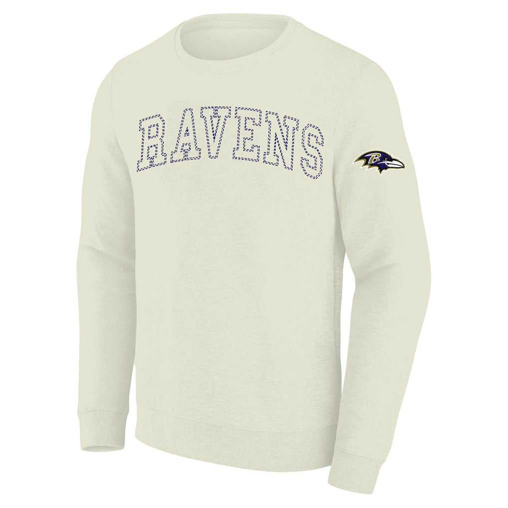 Baltimore Ravens Profile Big & Tall Fleece Sweatshirt - Cream online