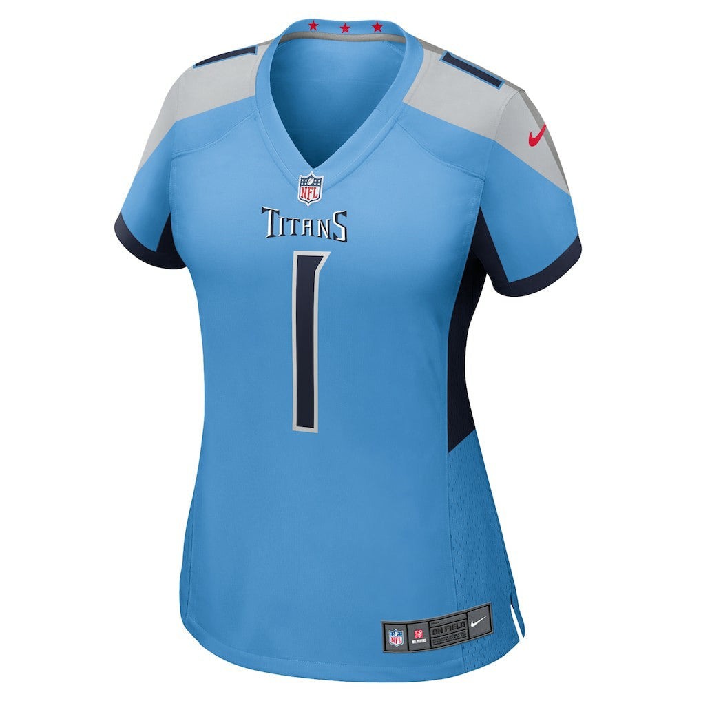 Cameron Ward Tennessee Titans Women's 2025 NFL Draft First Round Pick Game Jersey - Light Blue | Nike cheap