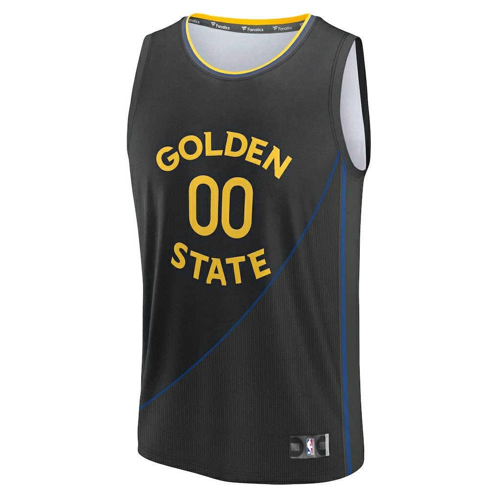 Golden State Warriors Youth Fast Break Custom Replica Jersey sale - Black sale - Statement Edition | Fanatics outlet