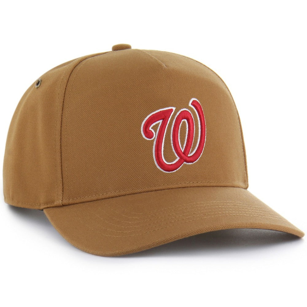 Washington Nationals Carhartt x Hitch Adjustable Hat - Brown | 47 brand