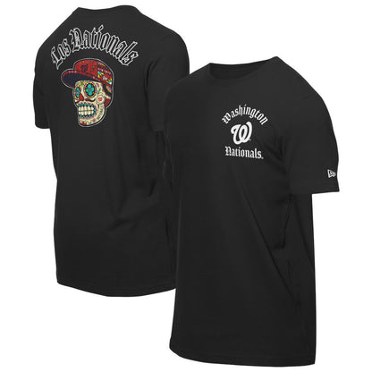 Washington Nationals Sugar Skulls T-Shirt - Black | New Era