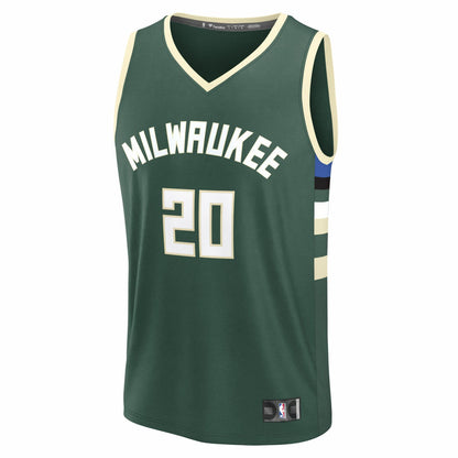 A.J. Green Milwaukee Bucks Fast Break Replica Player Jersey - Icon Edition - Hunter Green | Fanatics shop
