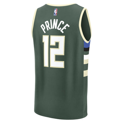 Taurean Prince Milwaukee Bucks Fast Break Replica Player Jersey - Icon Edition - Hunter Green | Fanatics online