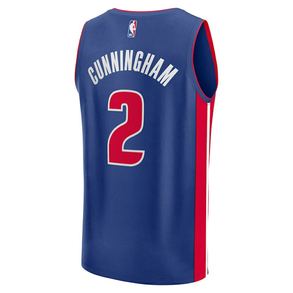 Cade Cunningham Detroit Pistons Fast Break Replica Player Jersey sale - Icon Editi- Blue | Fanatics online