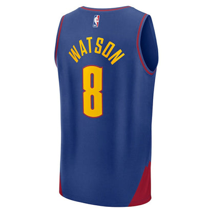 Peyton Watson Denver Nuggets Fast Break Replica Player Jersey sale - Statement Editi- Blue | Fanatics discount