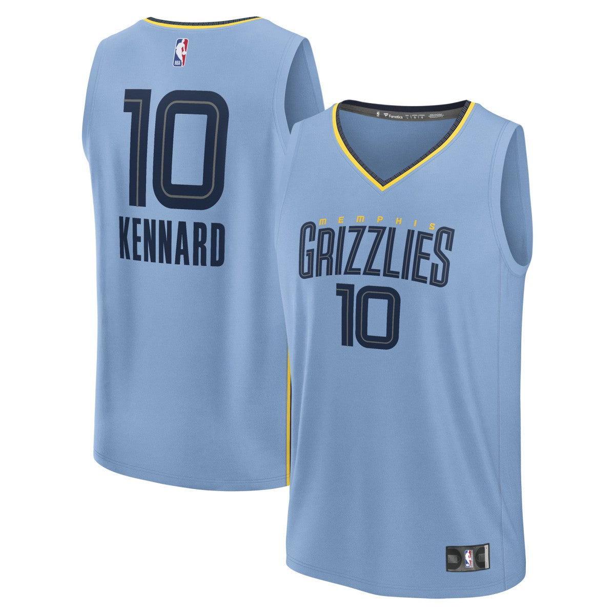 Luke Kennard Memphis Grizzlies Fast Break Replica Player Jersey - Statement Edition - Light Blue | Fanatics online