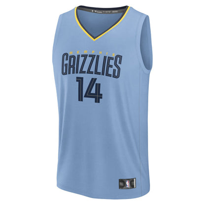 Zach Edey Memphis Grizzlies Fast Break Replica Player Jersey - Statement Edition - Light Blue | Fanatics outlet