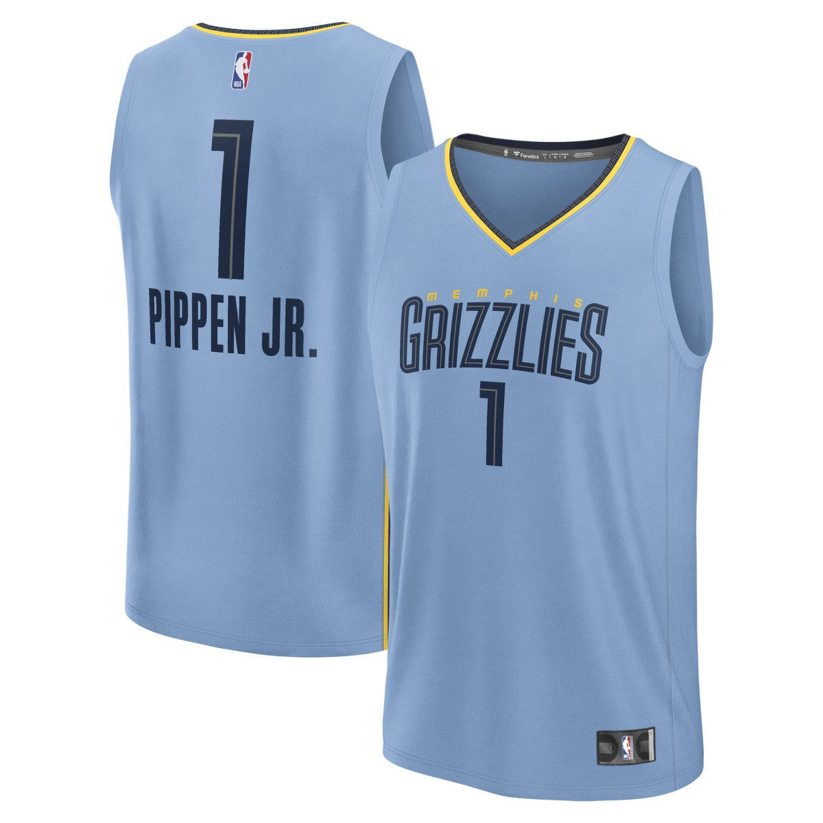 Scotty Pippen Jr. Memphis Grizzlies Fast Break Replica Player Jersey - Statement Edition - Light Blue | Fanatics sale