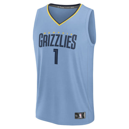 Scotty Pippen Jr. Memphis Grizzlies Fast Break Replica Player Jersey - Statement Edition - Light Blue | Fanatics sale