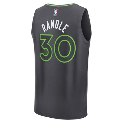 Julius Randle Minnesota Timberwolves Fast Break Replica Player Jersey - Statement Edition - Charcoal | Fanatics online