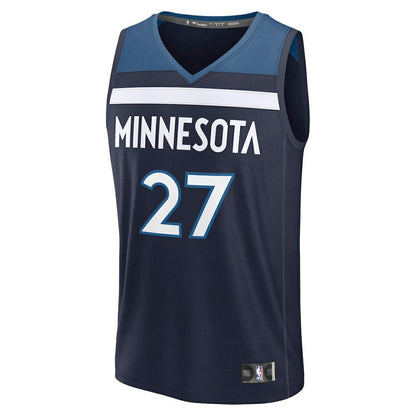 Rudy Gobert Minnesota Timberwolves Fast Break Replica Player Jersey - Icon Edition - Navy | Fanatics cheap