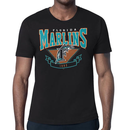 Florida Marlins Starter ‘80s Inspired T-Shirt - Black