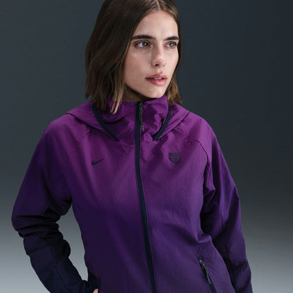 Barcelona Women's AWF Woven Full-Zip Jacket - Purple | Nike discount
