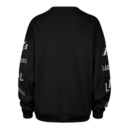 Los Angeles Lakers '47 Women's 2025/26 City Edition Go Big Oversized Sweatshirt - Black | 47 brand shop