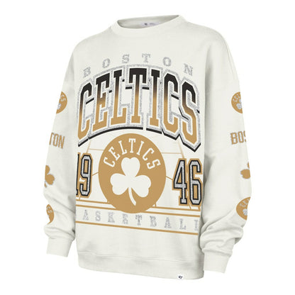 Boston Celtics '47 Women's 2025/26 City Edition Go Big Oversized Sweatshirt - Natural | 47 brand online