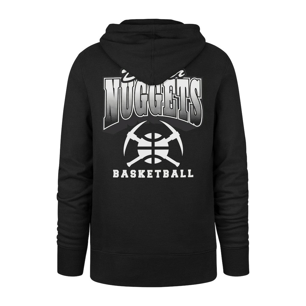 Denver Nuggets '47 2025/26 City Edition Jab Step Headline Hoodie - Black | 47 brand outlet