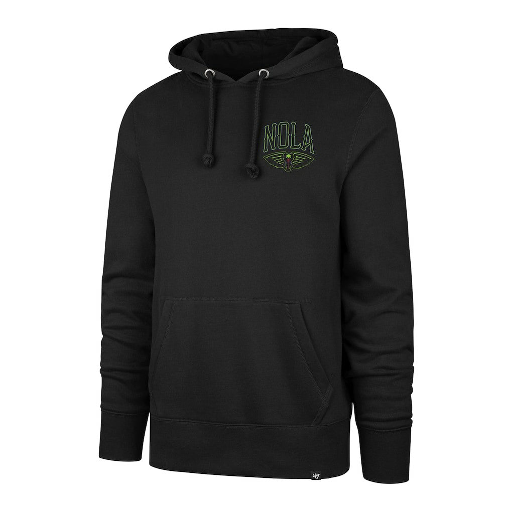 New Orleans Pelicans '47 2025/26 City Edition Jab Step Headline Hoodie - Black | 47 brand for sale