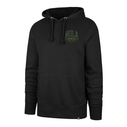 New Orleans Pelicans '47 2025/26 City Edition Jab Step Headline Hoodie - Black | 47 brand for sale