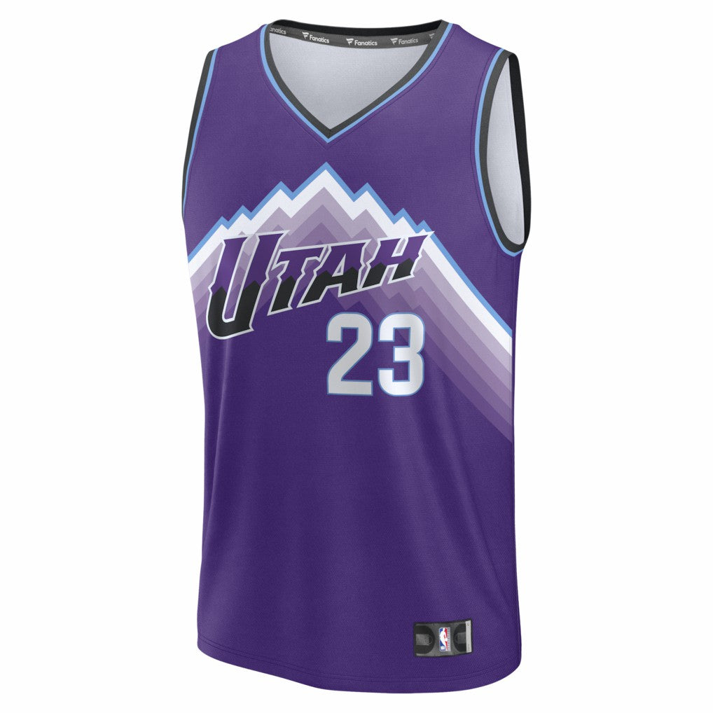 Lauri Markkanen Utah Jazz Fast Break Replica Jersey - Icon Edition - Purple | Fanatics online