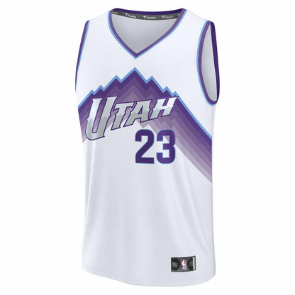 Lauri Markkanen Utah Jazz Youth Fast Break Replica Jersey - Association Edition - White | Fanatics for sale