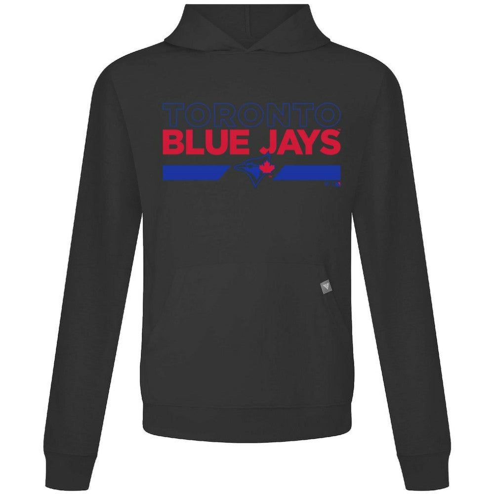 Toronto Blue Jays Levelwear City Connect Relay No Hitter Pullover Hoodie - Black