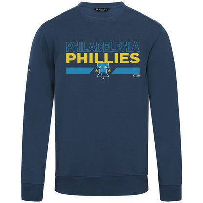 Philadelphia Phillies Levelwear City Connect Zane No Hitter Pullover Sweatshirt - Navy