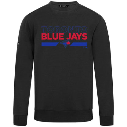Toronto Blue Jays Levelwear City Connect Zane No Hitter Pullover Sweatshirt - Black