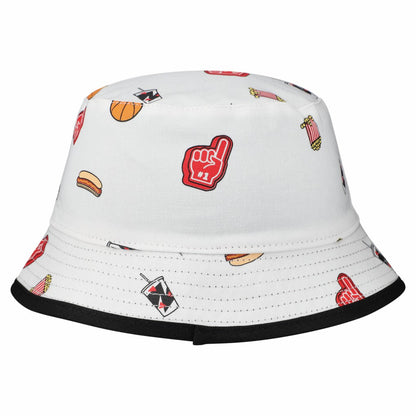 Chicago Bulls Team Cheer Reversible Bucket Hat - White | New Era outlet