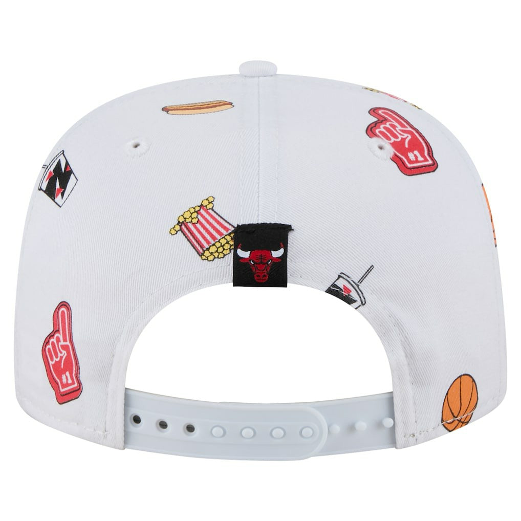 Chicago Bulls Team Cheer Rope 19TWENTY Adjustable Hat - White | New Era outlet