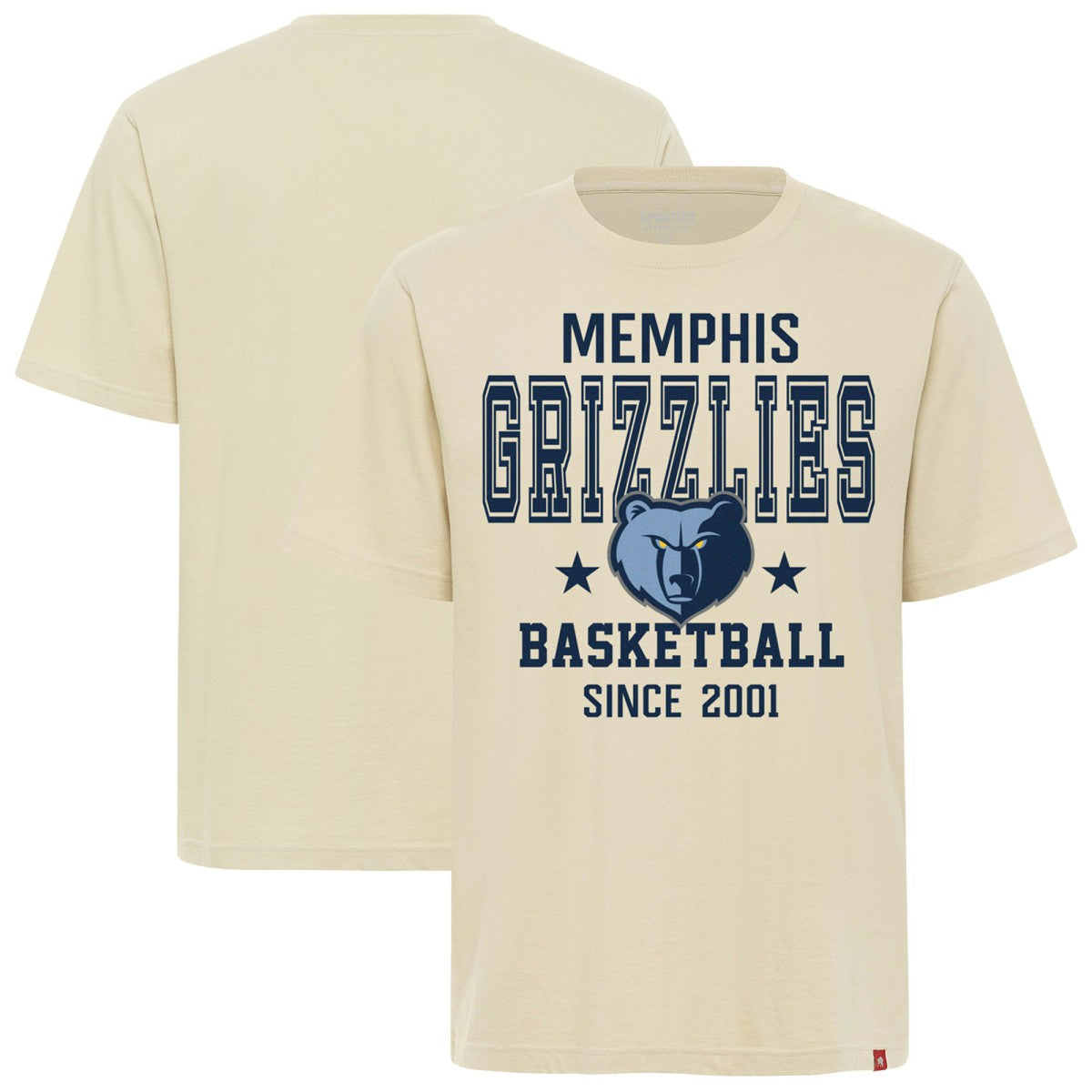 Memphis Grizzlies Sportiqe Unisex Duke Premium T-Shirt - Cream online