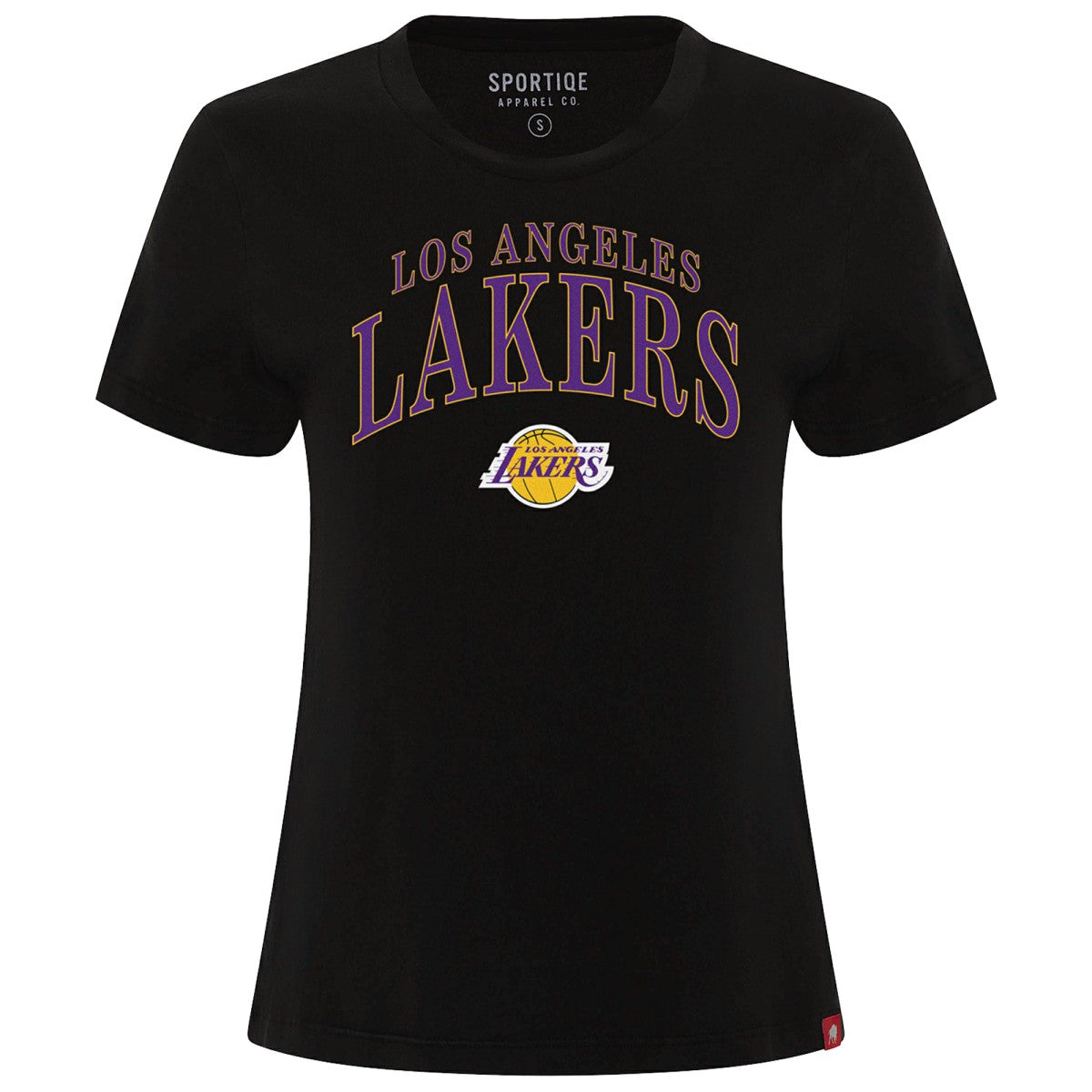 Los Angeles Lakers Sportiqe Women's Arcadia Boxy T-Shirt - Black for sale